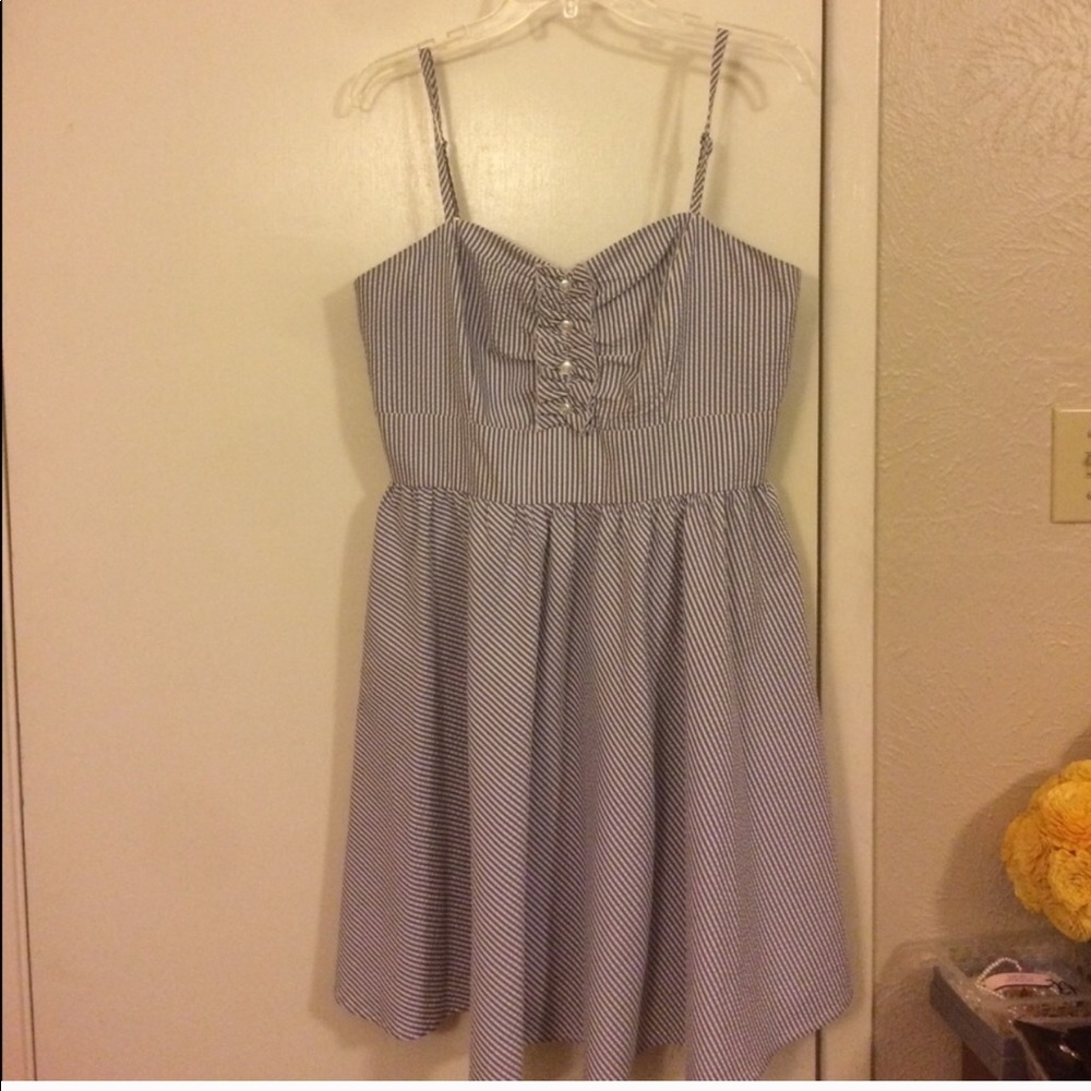 Nine West Seersucker Dress 👗